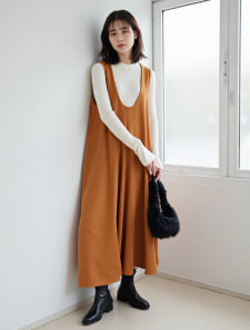 2wayフレアワンピース