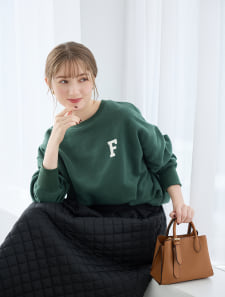 ワンポイントロゴスウェット