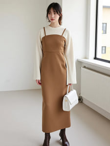 ロングキャミワンピース