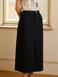 デニムカーゴスカート