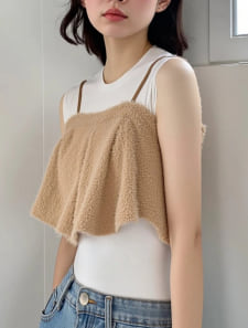 【SET UP対応】ラメフリンジビスチェ