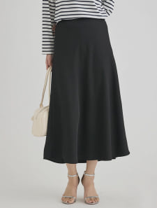 サテンマーメイドスカート