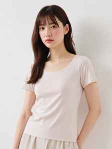 【EssentialWarm】吸湿発熱インナー（半袖）