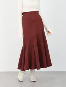 スエードポンチマーメイドスカート