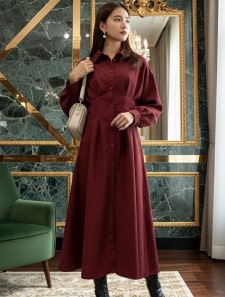 【kanaセレクト】 【U150サイズあり】ウエストタックシャツワンピース