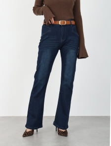 【M・Lサイズあり】ストレッチフレアデニム