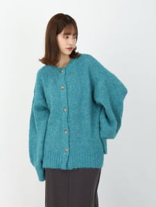ブークレミックスニットカーディガン