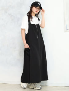 ペアスキンジャンパースカート