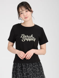 レタリングロゴTシャツ