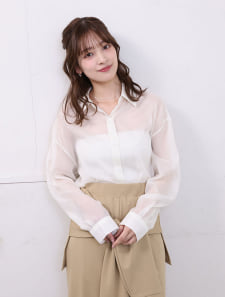 サイドデザインシアーシャツ