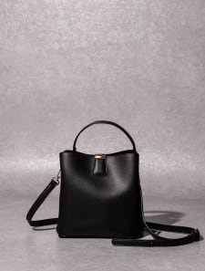 【High-Line】ワンハンドルミニスクエアカラーバッグ