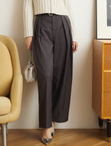 タックトラウザーパンツ