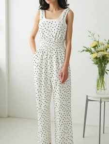 ドットキャミオールインワン