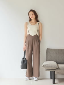 キャミソールデザインオールインワンパンツ