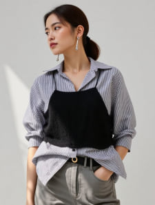 【SET UP対応】オパールフリンジキャミソールビスチェ