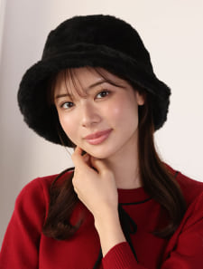 フェイクファーハット