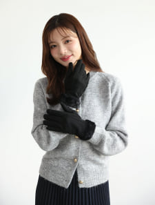 【スマホ対応】ウール調グローブ