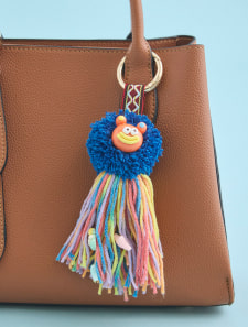 モケモケモンスターチャームキーホルダー