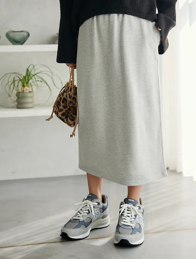 スウェットナロースカート