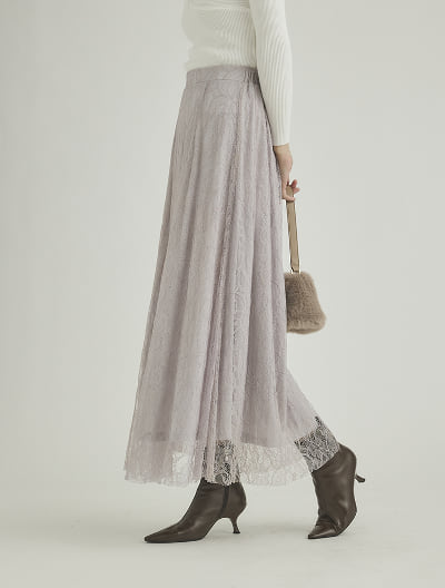 【スタッフレコメンド】レースフレアースカート