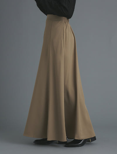 ドレープフレアスカート