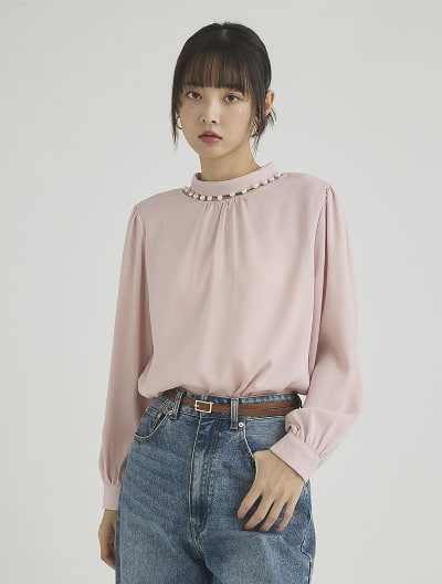 ❣️人気新作 ♡ Alice+Olivia 青Vネック花柄ブラウス 新品♡　541 ❣️人気新作 ♡ Alice+Olivia 青Vネック花柄ブラウス 新品♡541