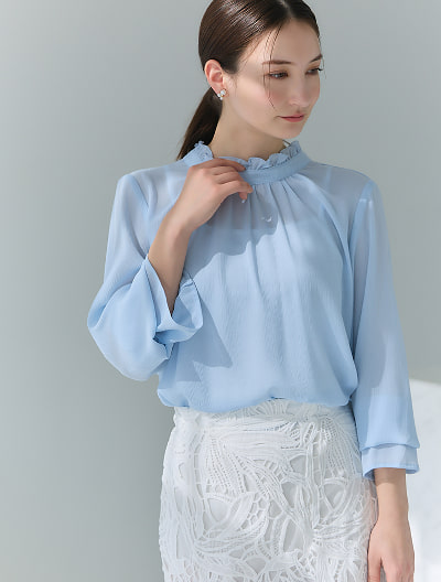 【PREMIUM】【最高級★LUXURY STYLE】【全3色】ホルターネックリボンブラウス　アイボリー ピンク ブラック S/M/L【holter-e030420top】( mja )(240405) シャツ・ブラウス・ランキング | 人気レディースファッション
