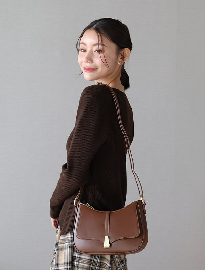 ベルトデザイン2WAYハンドバッグ