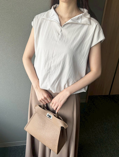 2wayフレンチスリーブバルーンプルオーバー