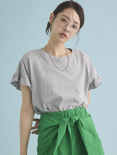5RUE 売れ筋商品|||ファイブルー Tシャツ トップス レディース Tops Grey 5.6オンス ヘビーウェイトTシャツ | レディース | 1枚 | 00085