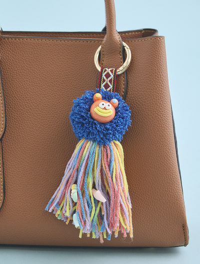 モケモケモンスターチャームキーホルダー