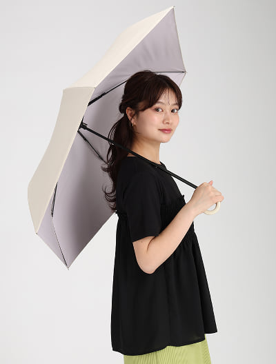 バイカラー晴雨兼用折り畳み傘