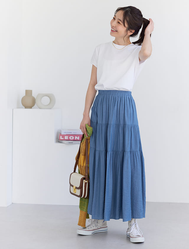 fifth 楊柳ティアードスカート | 人気レディースファッション通販