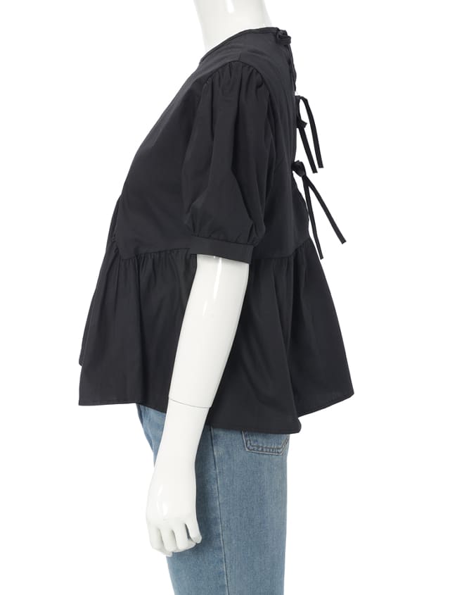 Edit Sheen 【インスタグラマーセレクト】バックリボンパフスリーブ