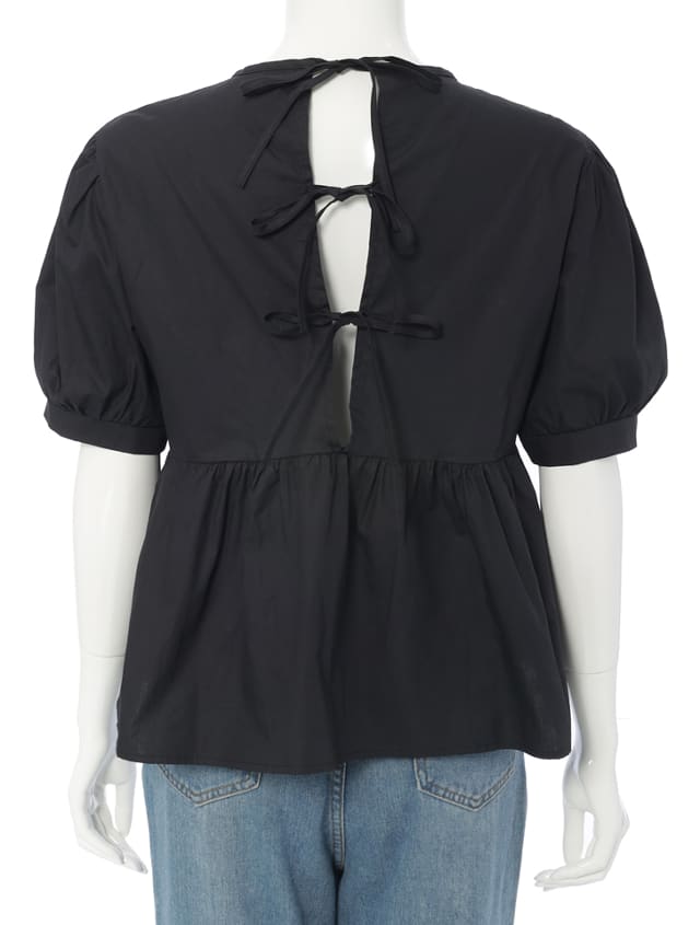 Edit Sheen 【インスタグラマーセレクト】バックリボンパフスリーブ