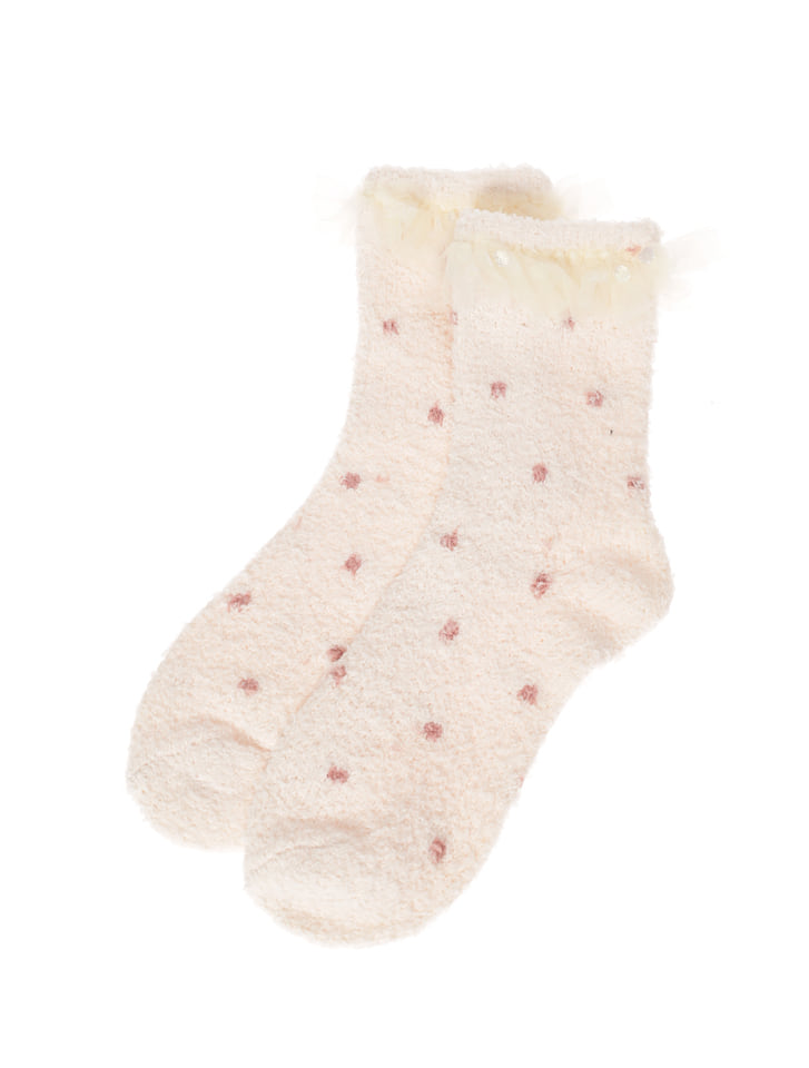 SNIDEL 　KITTY　ニットソックス　ピンク HELLO KITTY】ニットソックス(ソックス＆レッグウォーマー