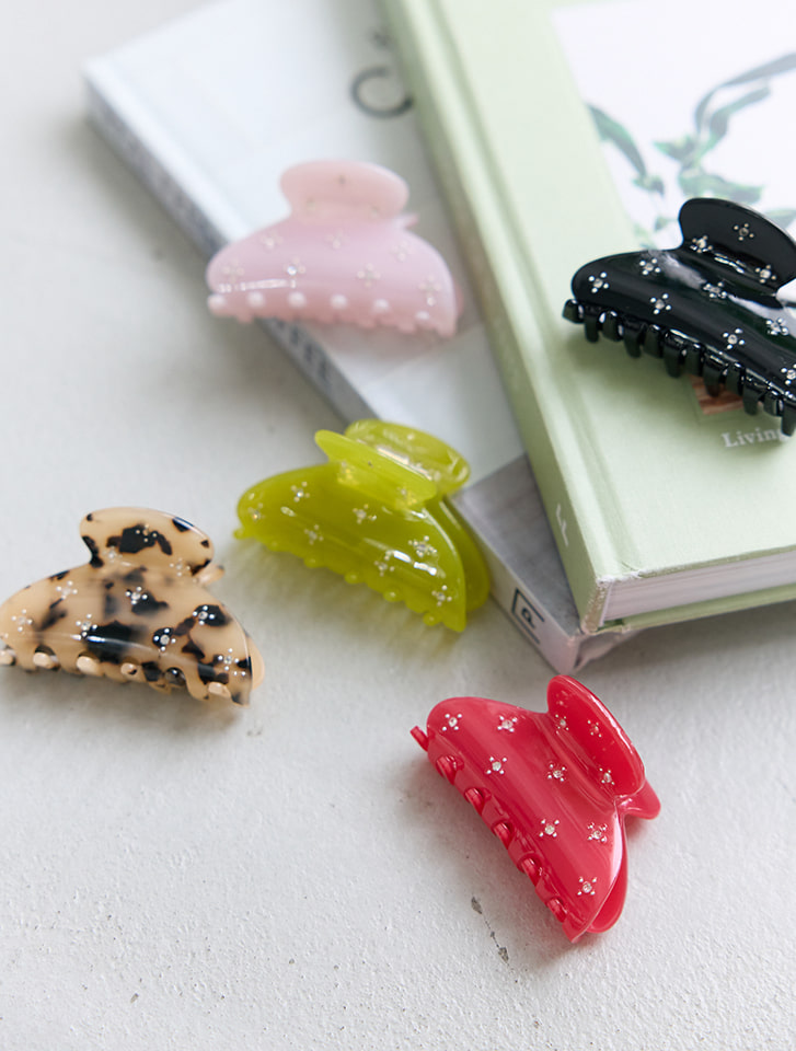 Edit Sheen daily ビジュー付きヘアクリップミニ | 人気レディース