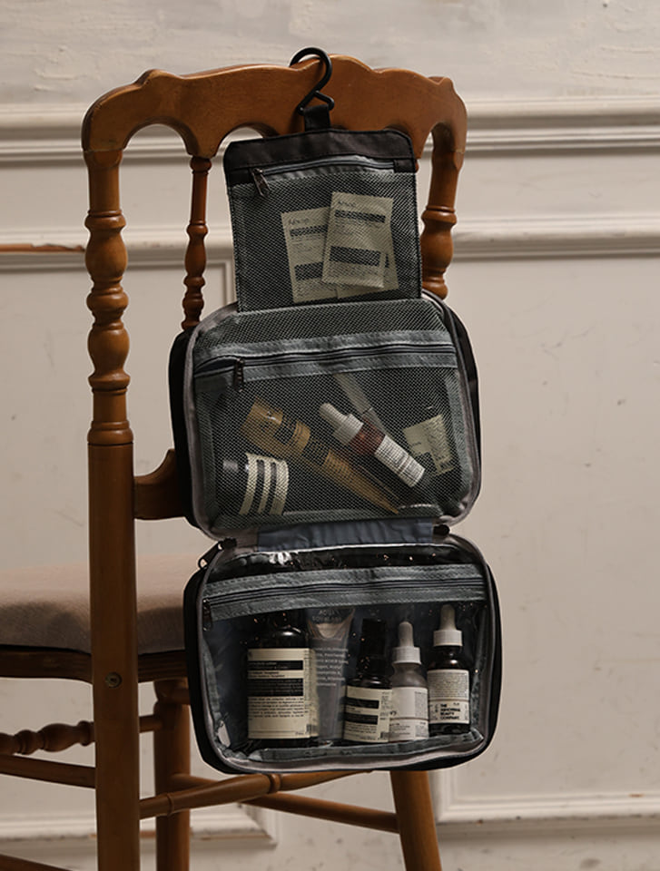 【fifth/フィフス】2段クリアポケット吊り下げポーチ 【fifth/フィフス】2段クリアポケット吊り下げポーチ