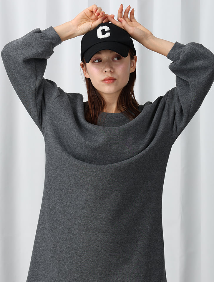 fifth 【サイズ展開あり】裏起毛ソフトスウェットマーメイドワンピース