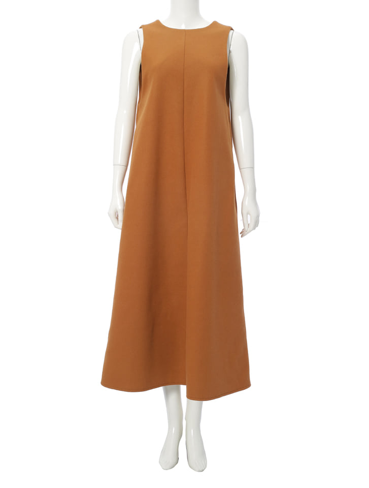 美品* plage ローンフレアワンピース キャメル38 美品* plage ローンフレアワンピース キャメル38 ローンマキシ