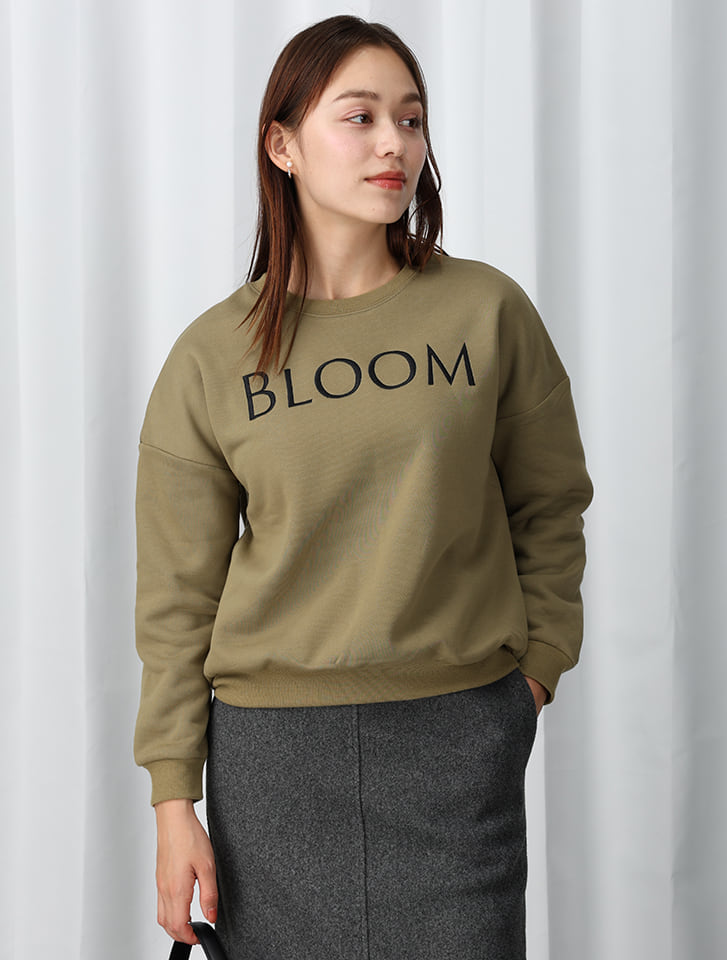 美品 FRAMeWORKブラックヴィンテージ裏毛ロゴスエット ヘビーウェイト裏起毛ビンテージ加工ロゴスウェット レディース