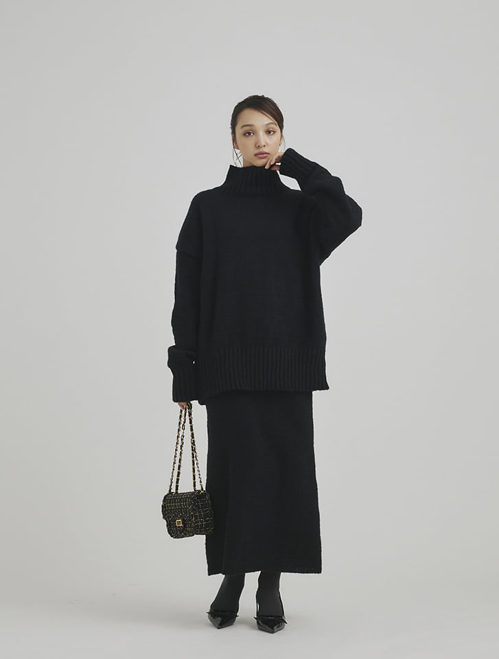 エルメス HERMES スリットニットスカート