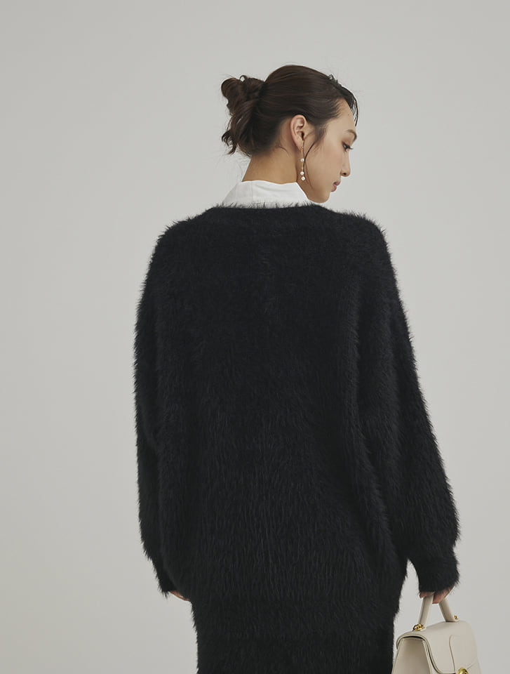 fifth Vネックシャギーニットカーディガン | 人気レディース