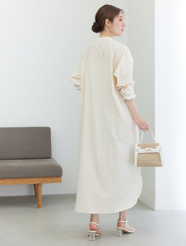She's Closet（シーズクローゼット）の「スタンドカラーフレアA