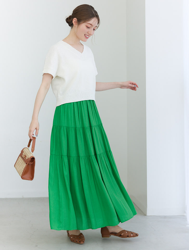 fifth 楊柳ティアードスカート | 人気レディースファッション通販 