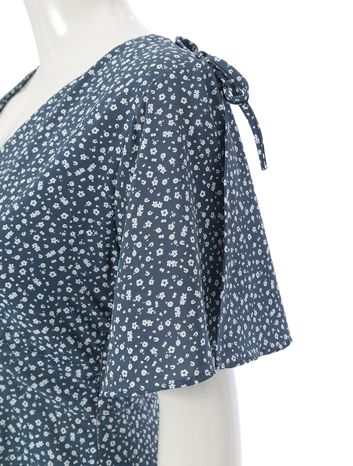 fifth 小花柄カシュクールロングワンピース | 人気レディース fifth 小花柄カシュクールロングワンピース | 人気レディース