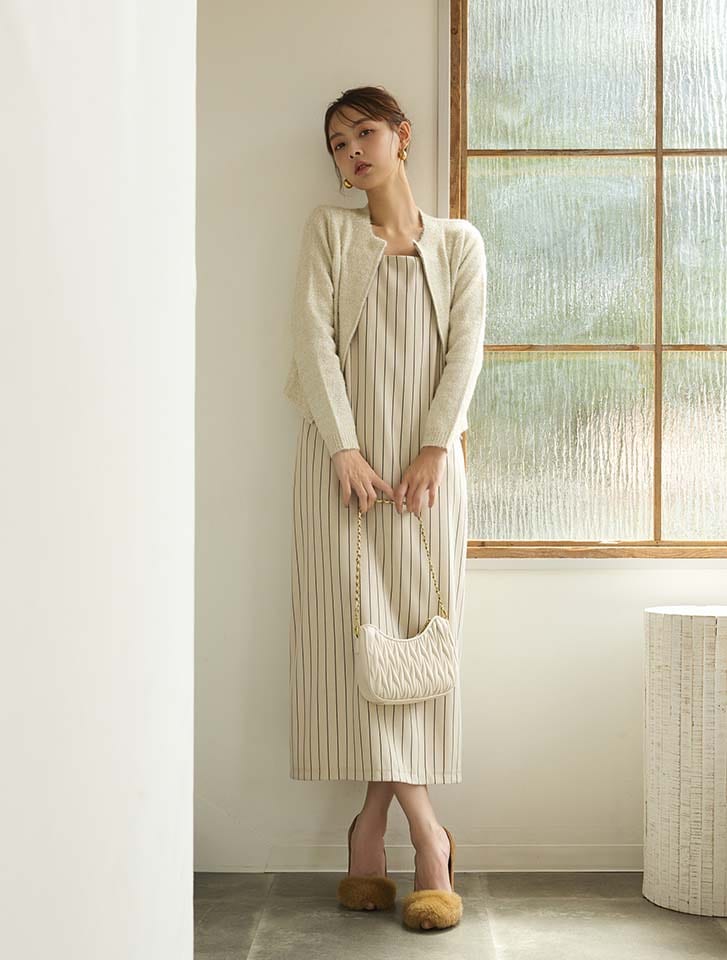 fifth ストライプキャミワンピース | 人気レディースファッション通販