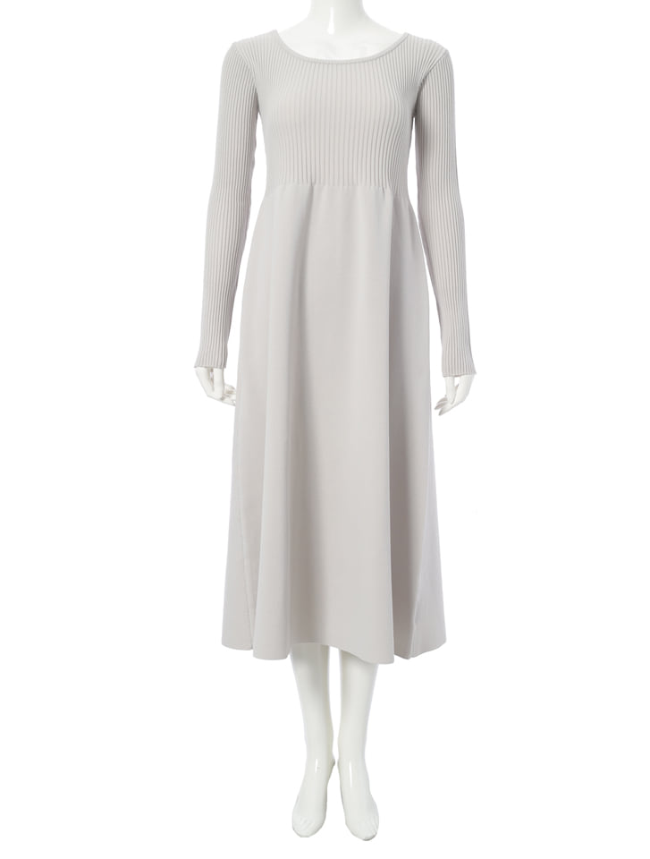 美品♡ イウエンマトフ ニットコンビロングスリーブワンピース