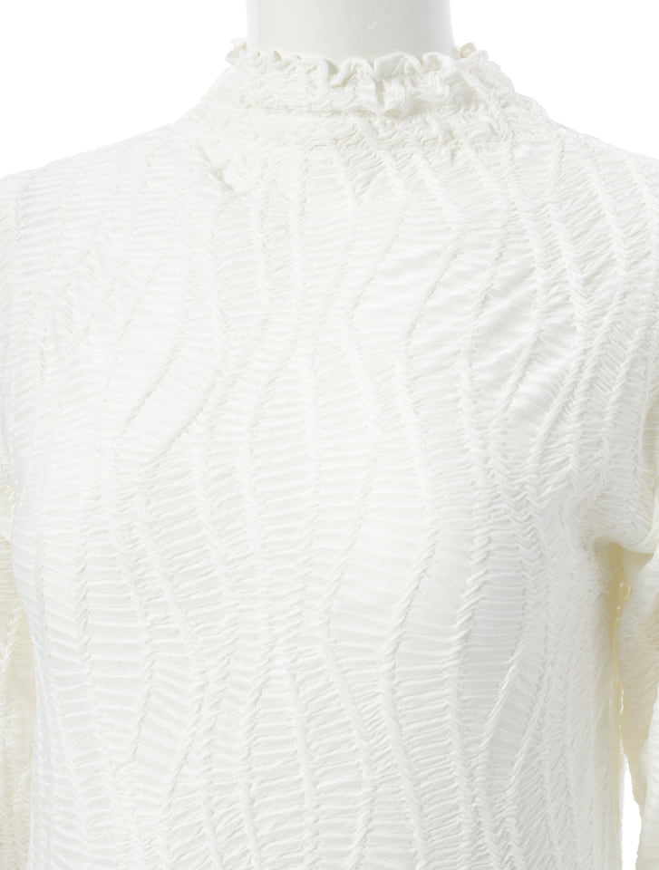 fifth ジャカードハイネックトップス | 人気レディースファッション