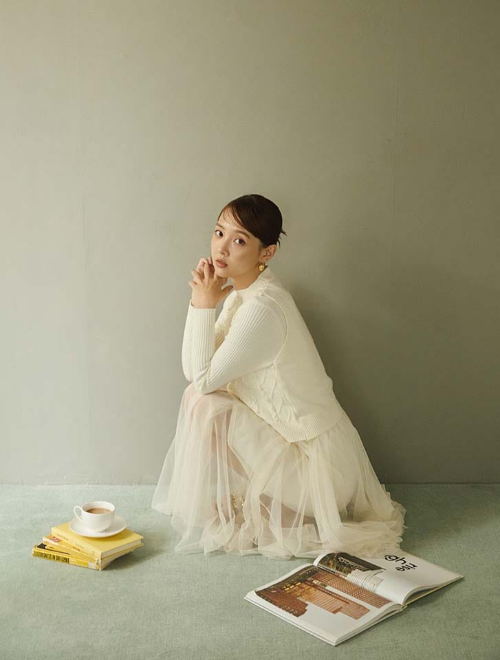 KANNOTEXTILEワンピース＆バロチ刺繍のベストのセット KANNOTEXTILEワンピース＆バロチ刺繍のベストのセット
